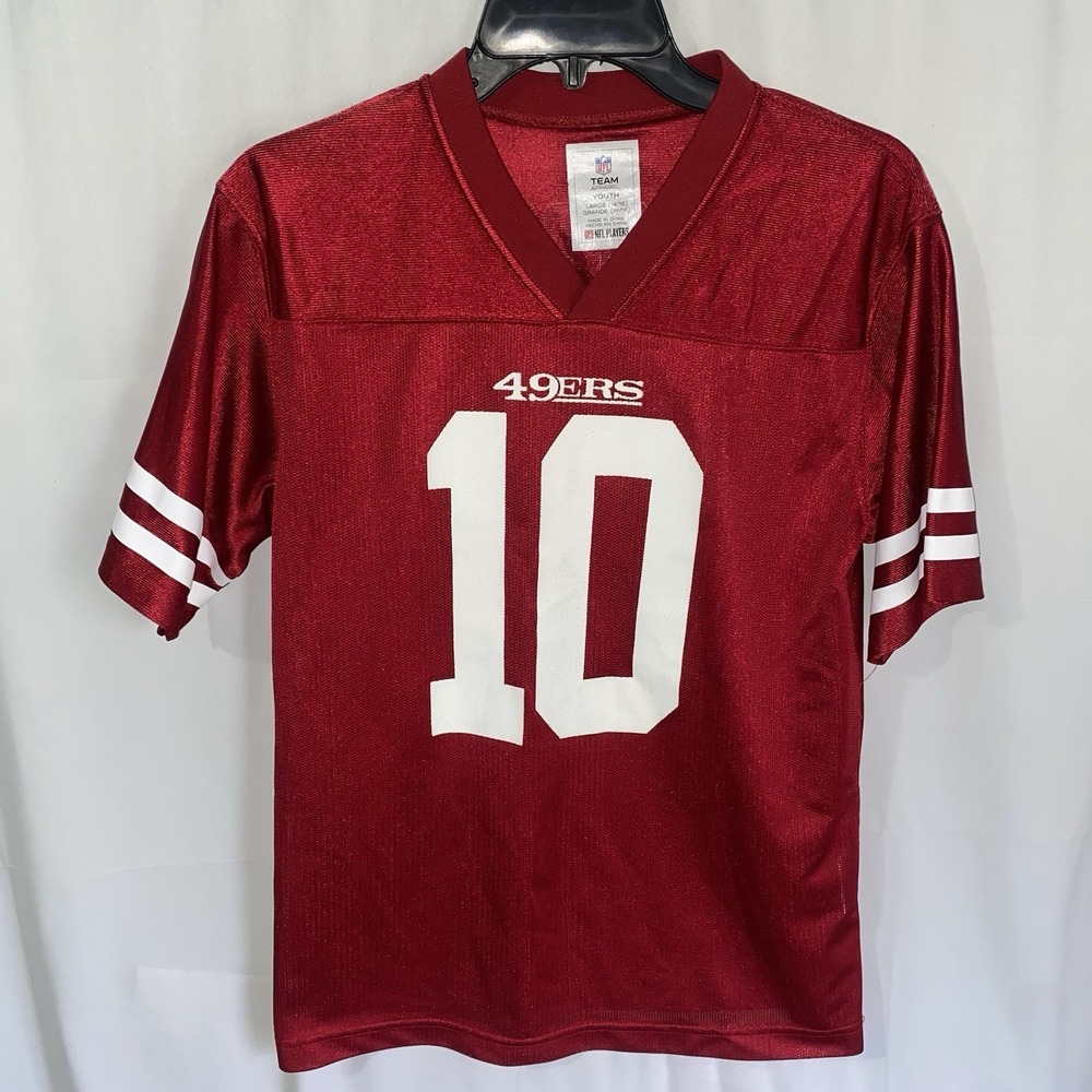 San Francisco 49ers Jimmy Garoppolo Jersey Youth Large 14-16‎ Red NFL